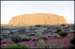 Sunset over Ayers Rock