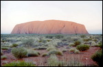 Sunset over Ayers Rock