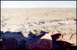 Our campground from the Devils Marbles