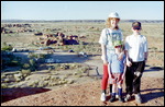 Our campground from the Devils Marbles