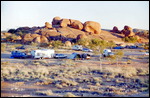 Our campground from the Devils Marbles
