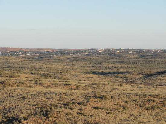 Broken Hill from the sculptures